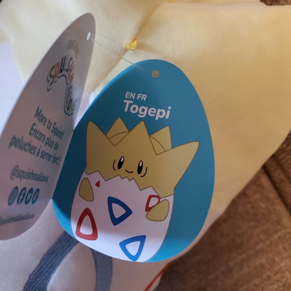 Pokemon Squishmallows Set of 5 Pikachu Snorlax Gengar Togepi Piplup ~ NEW - Picture 16 of 16